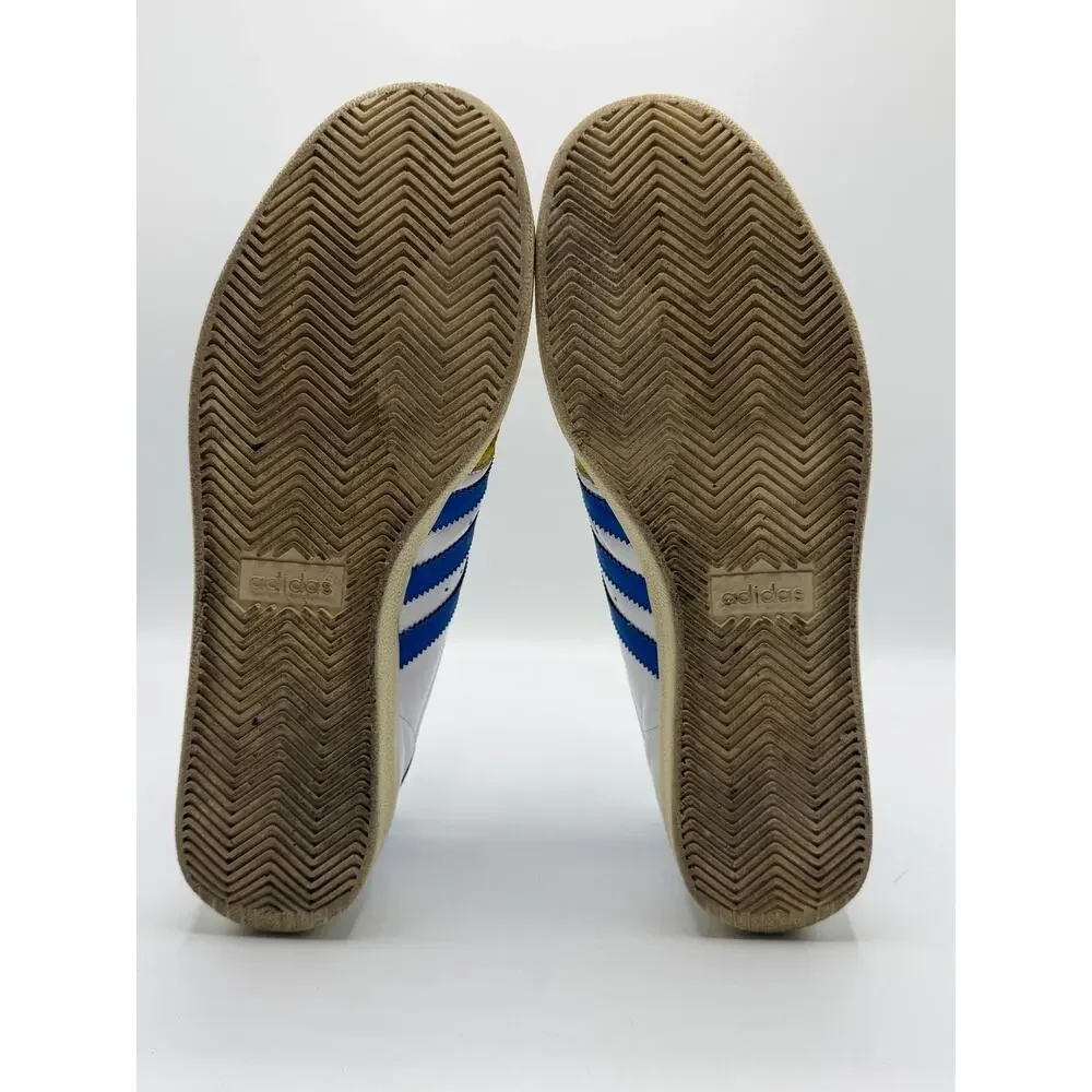 Adidas 011707 Spezial White Blue Yellow Mens Size 12 Pre-Owned No Box